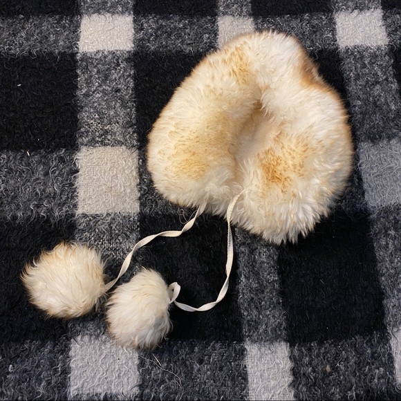 Vtg shillitos fur Eskimo hat shearling faux